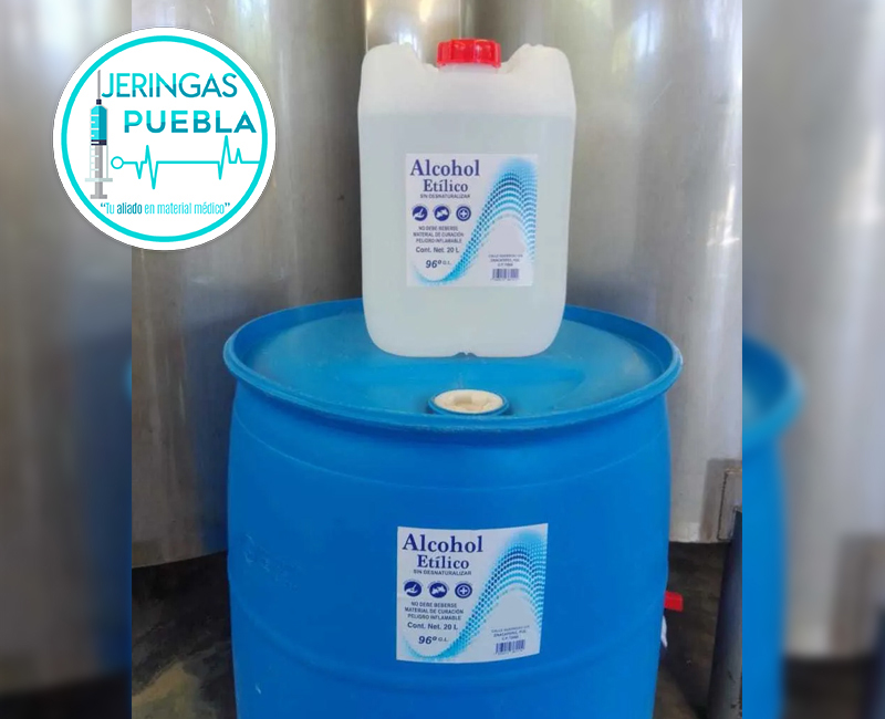 Venta y Distribución de Alcohol Desnaturalizado en Puebla México Tlaxcala